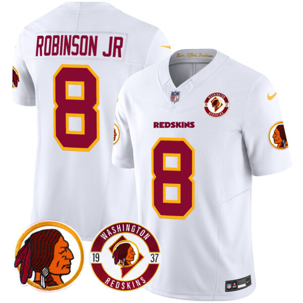 Men's Washington Redskins 2024 Vapor Limited Jersey - Est. 1937 Patch - All Stitched - Image 38