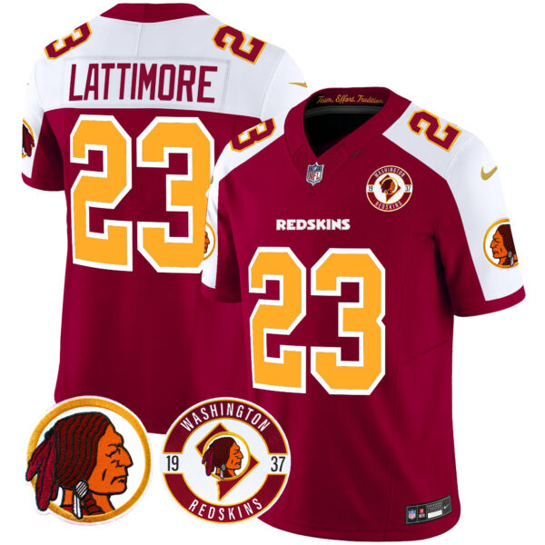 Men's Washington Redskins 2024 Vapor Limited Jersey - Est. 1937 Patch - All Stitched - Image 9