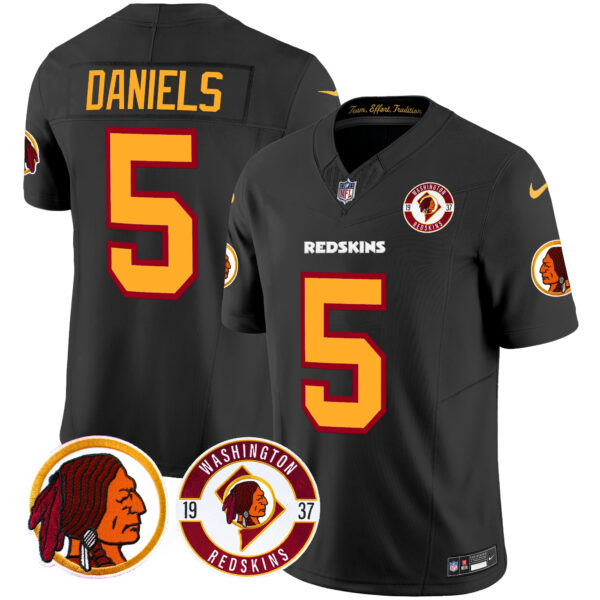 Men's Washington Redskins 2024 Vapor Limited Jersey - Est. 1937 Patch - All Stitched - Image 19