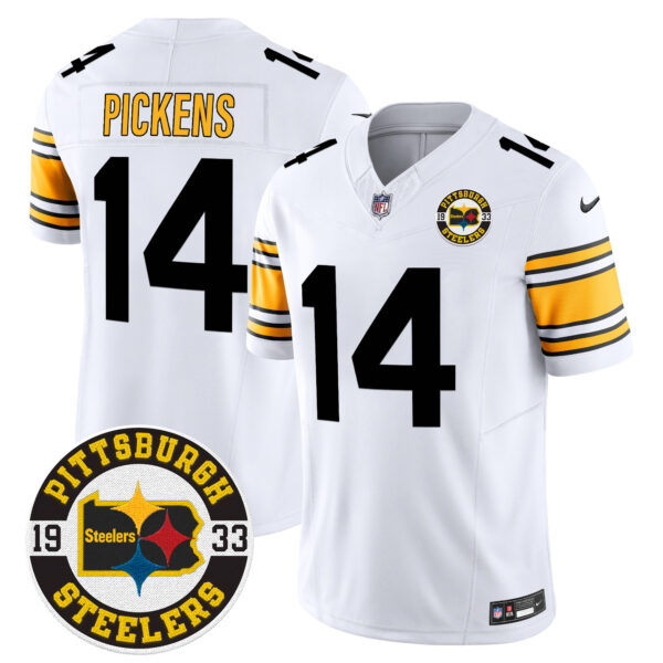 Men's Steelers 2024 Vapor Limited Jersey - Est 1933 Patch - All Stitched - Image 12