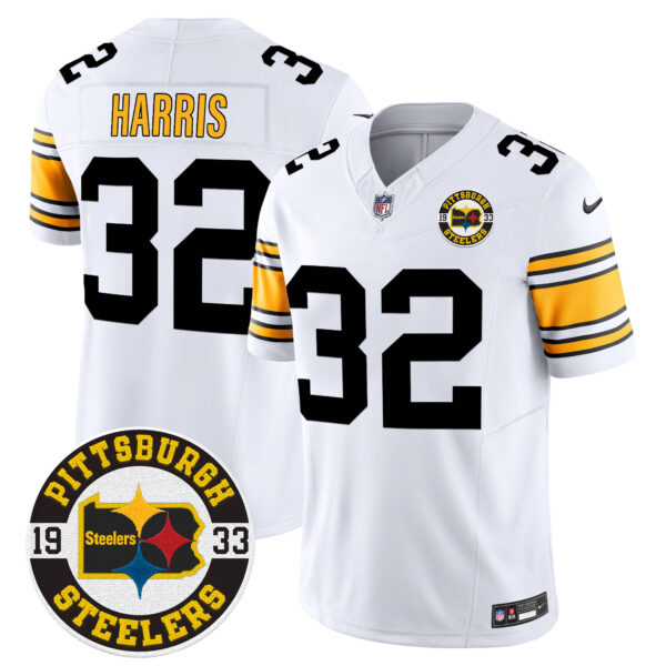 Men's Steelers 2024 Vapor Limited Jersey - Est 1933 Patch - All Stitched - Image 16