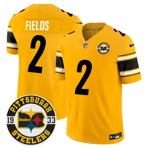 Men's Steelers 2024 Vapor Limited Jersey - Est 1933 Patch - All Stitched - Image 37