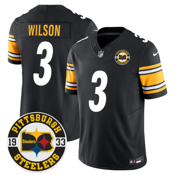 Men's Steelers 2024 Vapor Limited Jersey - Est 1933 Patch - All Stitched - Image 27