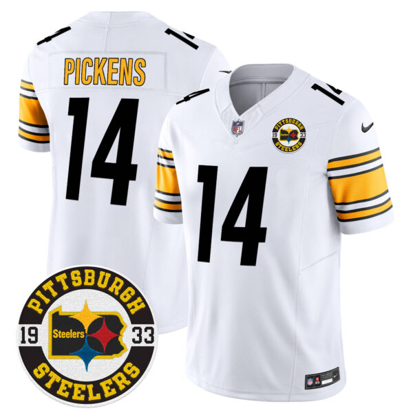 Men's Steelers 2024 Vapor Limited Jersey - Est 1933 Patch - All Stitched - Image 30