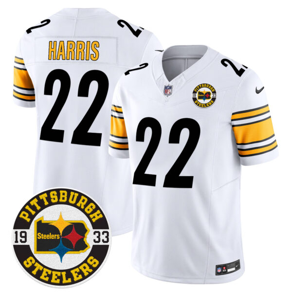 Men's Steelers 2024 Vapor Limited Jersey - Est 1933 Patch - All Stitched - Image 31