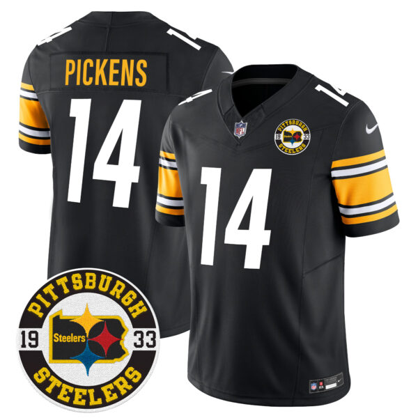 Men's Steelers 2024 Vapor Limited Jersey - Est 1933 Patch - All Stitched - Image 21