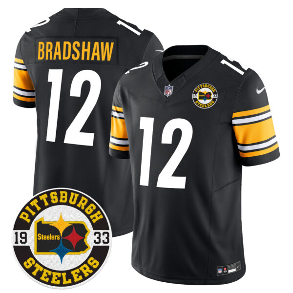 Men's Steelers 2024 Vapor Limited Jersey - Est 1933 Patch - All Stitched - Image 24