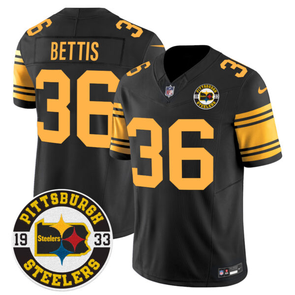 Men's Steelers 2024 Vapor Limited Jersey - Est 1933 Patch - All Stitched - Image 53