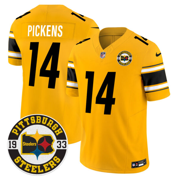 Men's Steelers 2024 Vapor Limited Jersey - Est 1933 Patch - All Stitched - Image 39