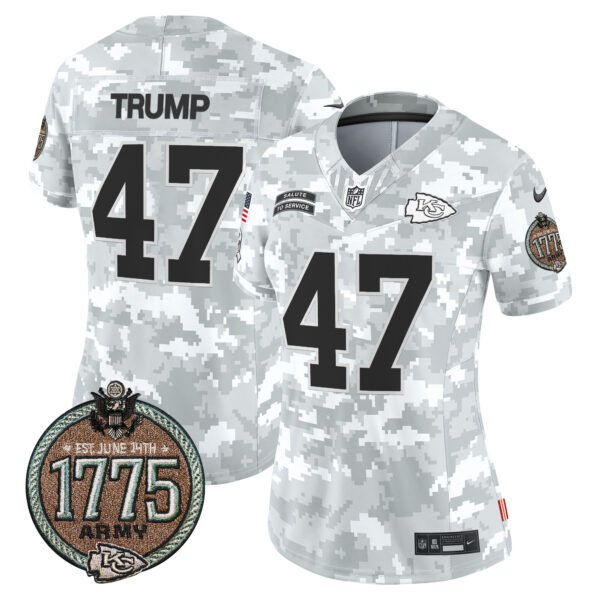 Women's Chiefs 2024 Salute to Service Establishment Year Patch Vapor Limited Jersey - All Stitched - Image 16