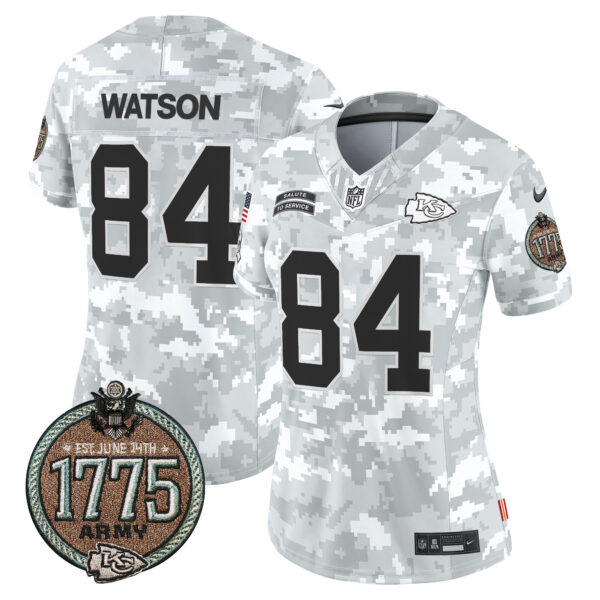 Women's Chiefs 2024 Salute to Service Establishment Year Patch Vapor Limited Jersey - All Stitched - Image 13