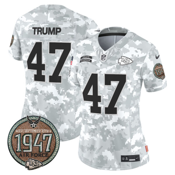 Women's Chiefs 2024 Salute to Service Establishment Year Patch Vapor Limited Jersey - All Stitched - Image 32