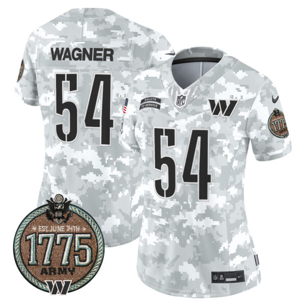 Women's Washington Commanders 2024 Salute to Service Establishment Year Patch Vapor Limited Jersey - All Stitched - Image 13
