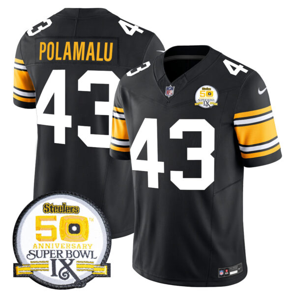 Men's Pittsburgh Steelers Throwback Vapor Limited Jersey - All Stitched - Image 15