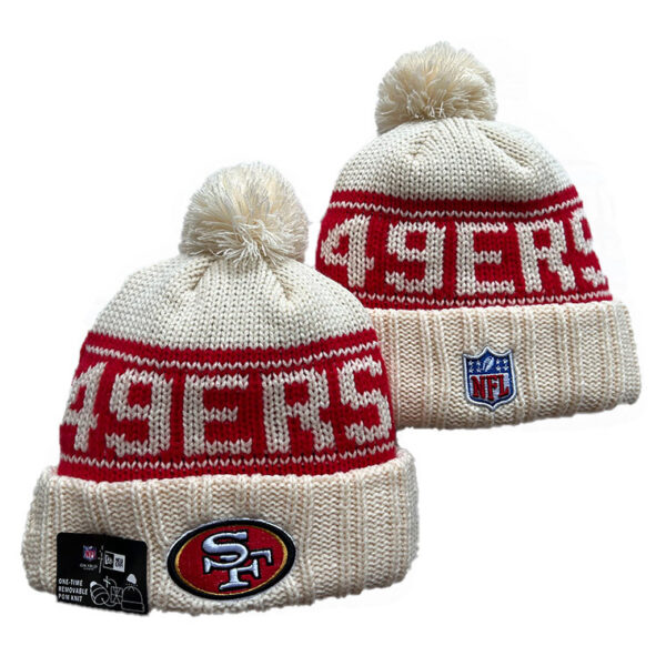 San Francisco 49ers Knit Hat (Beanie) Collection - All Stitched - Image 2