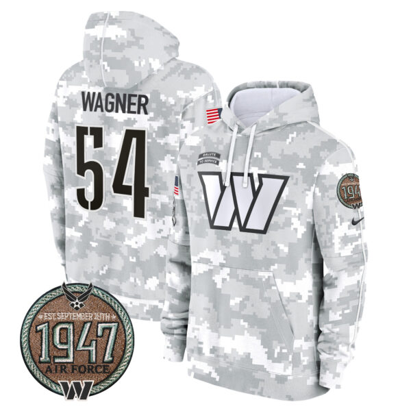 Men's Commanders 2024 Salute to Service Establishment Year Patch Fleece Pullover Hoodie - All Stitched - Image 31