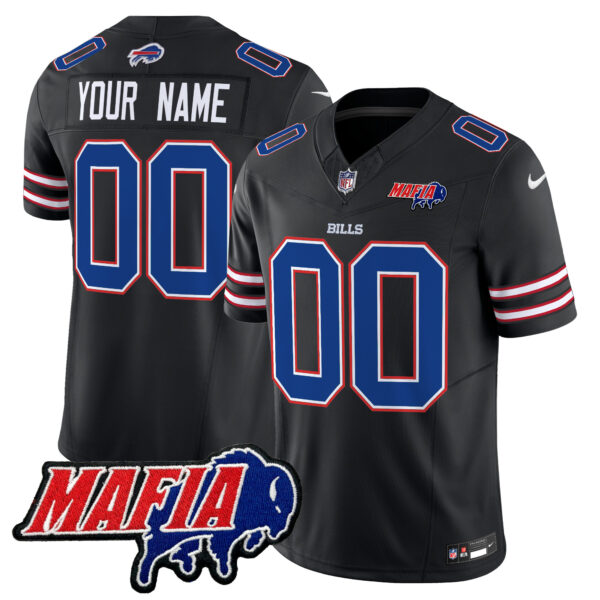 Buffalo Bills 2025 Bills Mafia Patch Vapor Limited Custom Jersey - All Stitched - Image 4