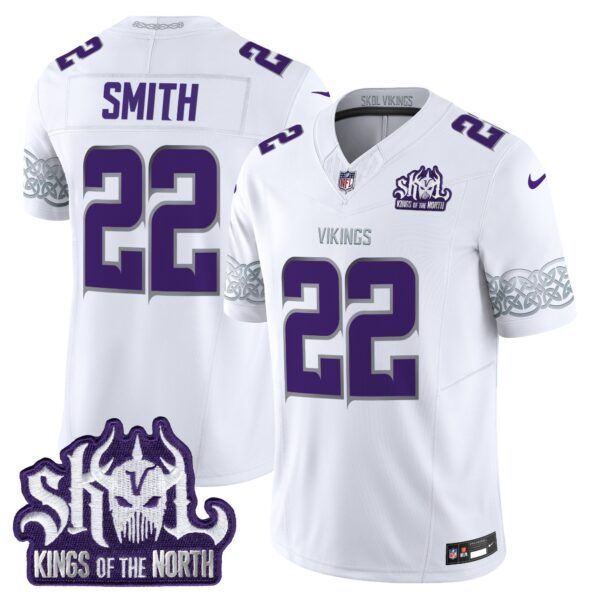 Men's Minnesota Vikings King Of The North Patch Throwback Vapor Limited Jersey V2 - All Stitched - Image 22