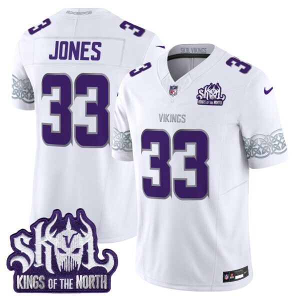 Men's Minnesota Vikings King Of The North Patch Throwback Vapor Limited Jersey V2 - All Stitched - Image 20