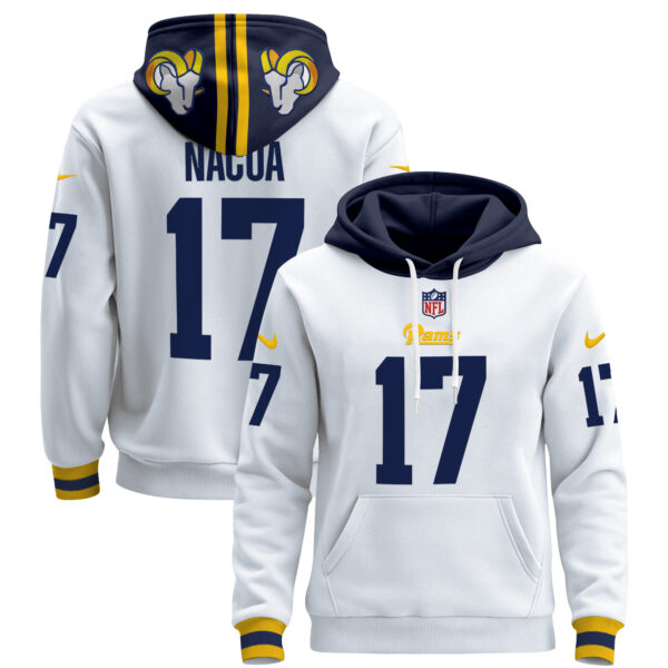 Men's Los Angeles Rams 2024 Pullover Hoodie - All Stitched - Image 12