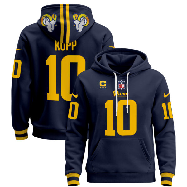 Men's Los Angeles Rams 2024 Pullover Hoodie - All Stitched - Image 2