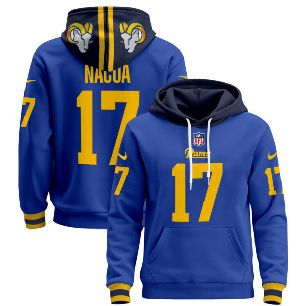 Men's Los Angeles Rams 2024 Pullover Hoodie - All Stitched - Image 33