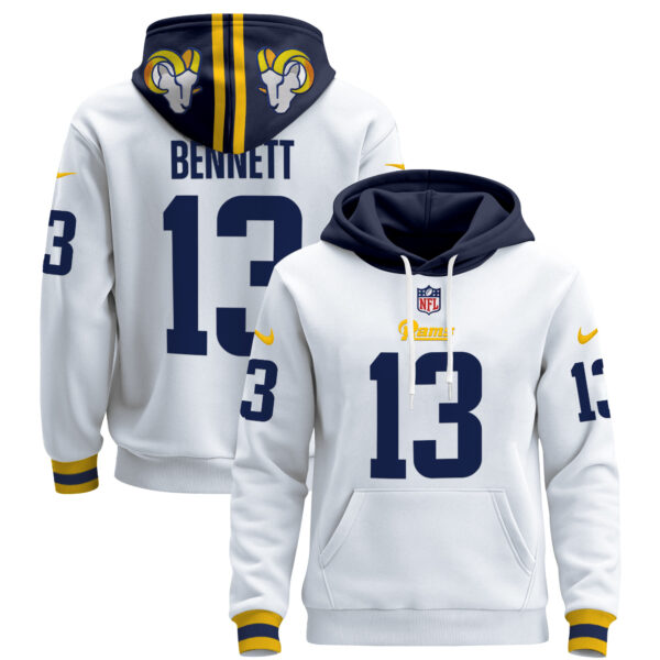 Men's Los Angeles Rams 2024 Pullover Hoodie - All Stitched - Image 13