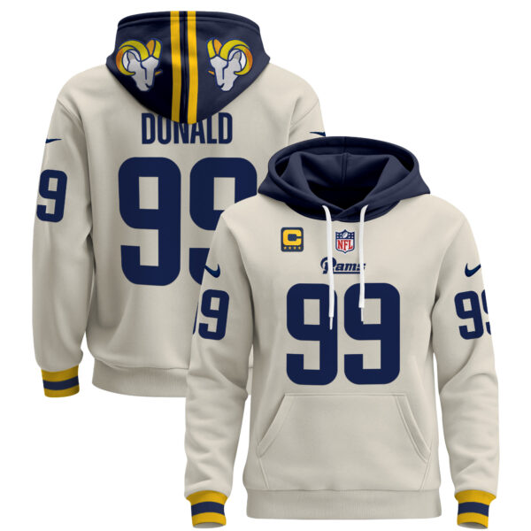 Men's Los Angeles Rams 2024 Pullover Hoodie - All Stitched - Image 22