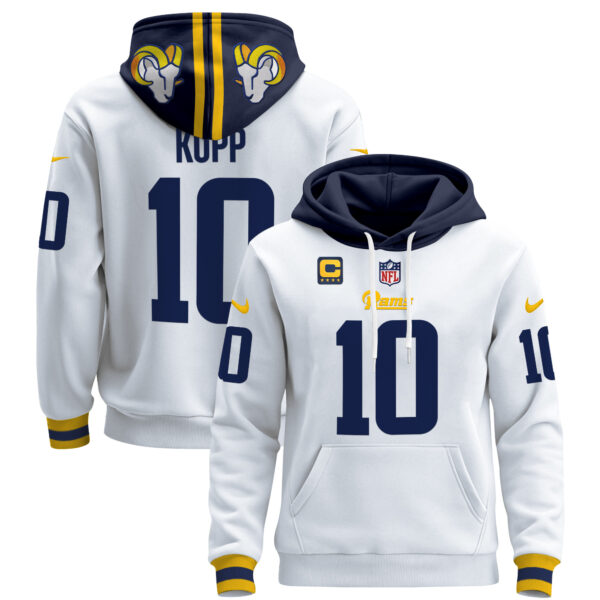 Men's Los Angeles Rams 2024 Pullover Hoodie - All Stitched - Image 9
