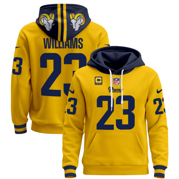 Men's Los Angeles Rams 2024 Pullover Hoodie - All Stitched - Image 18
