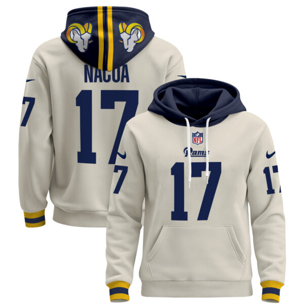 Men's Los Angeles Rams 2024 Pullover Hoodie - All Stitched - Image 26