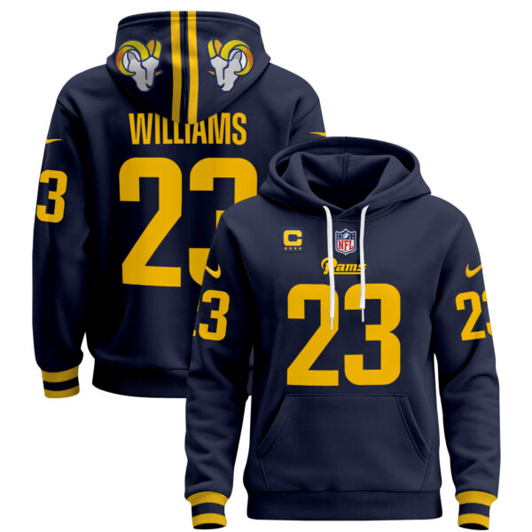 Men's Los Angeles Rams 2024 Pullover Hoodie - All Stitched - Image 4