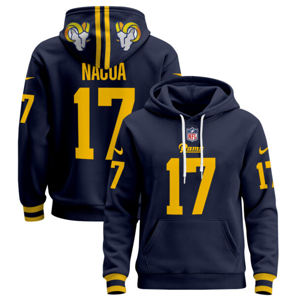 Men's Los Angeles Rams 2024 Pullover Hoodie - All Stitched - Image 5