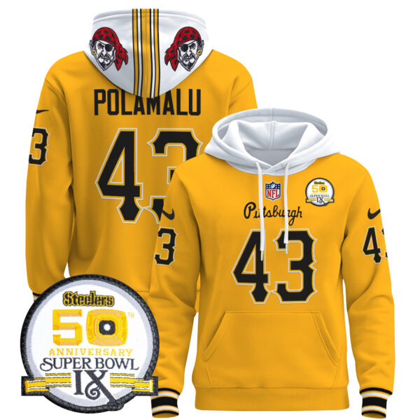 Men's Pittsburgh Steelers 2024 Pullover Hoodie V3 - All Stitched - Image 45