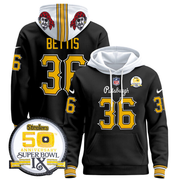 Men's Pittsburgh Steelers 2024 Pullover Hoodie V3 - All Stitched - Image 8