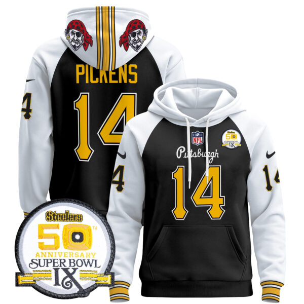Men's Pittsburgh Steelers 2024 Pullover Hoodie V3 - All Stitched - Image 13