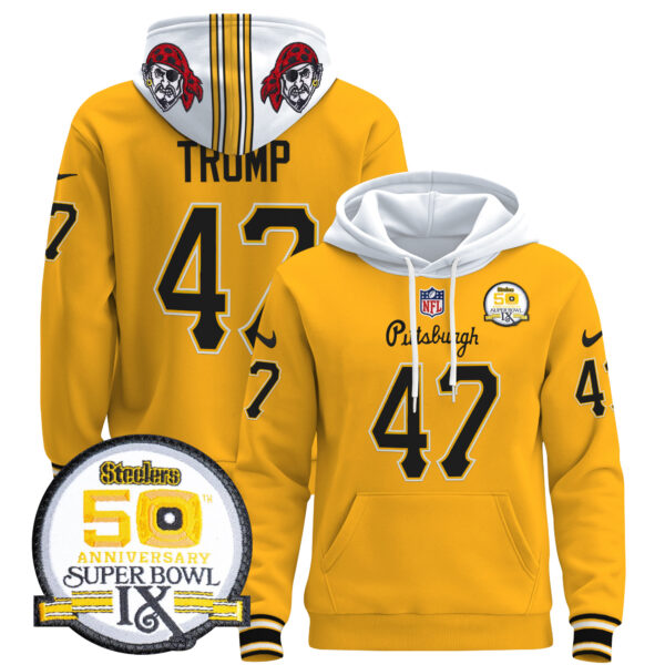 Men's Pittsburgh Steelers 2024 Pullover Hoodie V3 - All Stitched - Image 50
