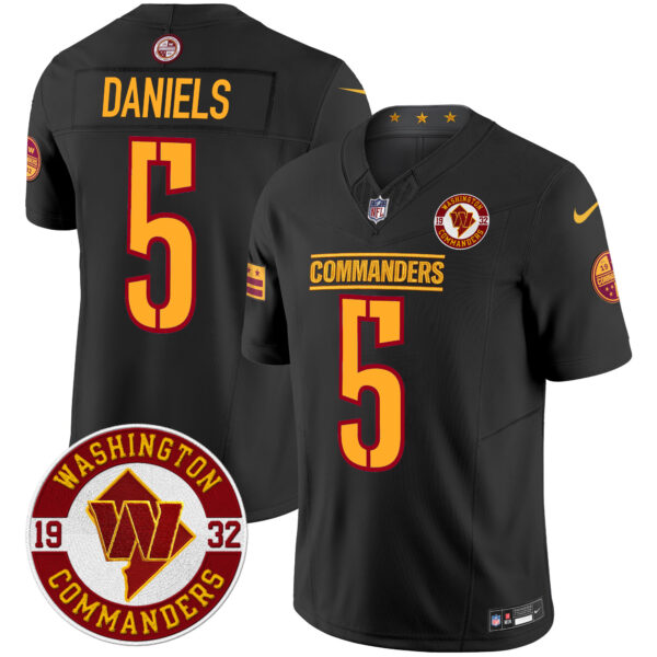 Men's Washington Commanders 2024 Vapor Limited Jersey - Est. 1932 Patch - All Stitched - Image 19