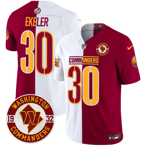 Men's Washington Commanders 2024 Vapor Limited Jersey - Est. 1932 Patch - All Stitched - Image 48