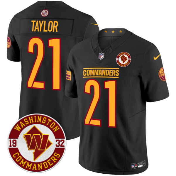 Men's Washington Commanders 2024 Vapor Limited Jersey - Est. 1932 Patch - All Stitched - Image 24