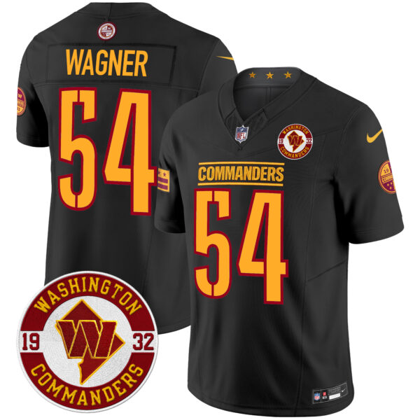 Men's Washington Commanders 2024 Vapor Limited Jersey - Est. 1932 Patch - All Stitched - Image 22