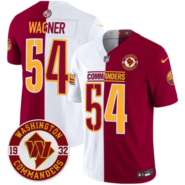 Men's Washington Commanders 2024 Vapor Limited Jersey - Est. 1932 Patch - All Stitched - Image 49