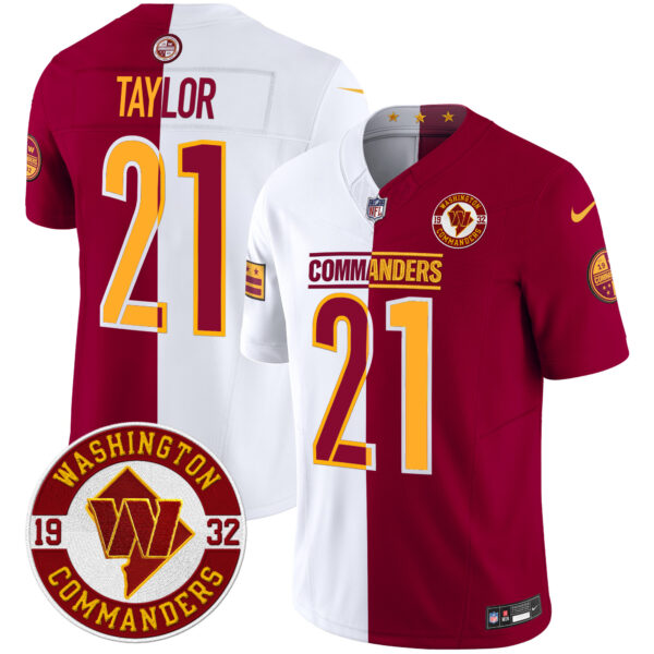 Men's Washington Commanders 2024 Vapor Limited Jersey - Est. 1932 Patch - All Stitched - Image 51