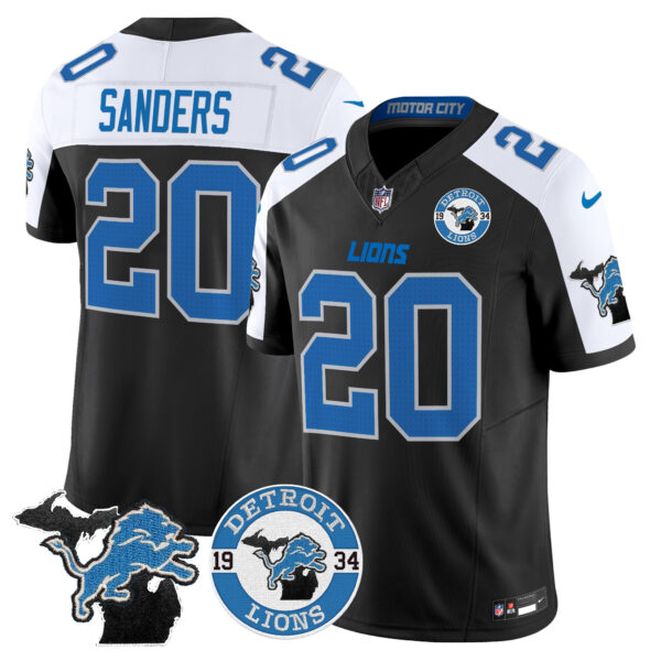 Men's Detroit Lions 2024 Vapor Limited Jersey - Est. 1934 Patch - All Stitched - Image 5