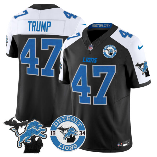 Men's Detroit Lions 2024 Vapor Limited Jersey - Est. 1934 Patch - All Stitched - Image 8