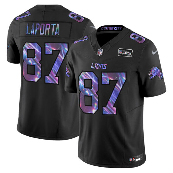 Men's Detroit Lions 2024 Crucial Catch Vapor Limited Jersey - All Stitched - Image 6
