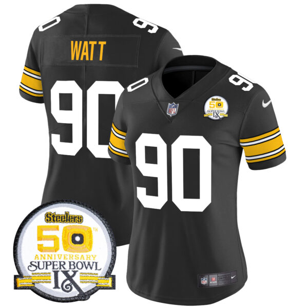 Women's Pittsburgh Steelers Throwback 2024 Vapor Limited Jersey - All Stitched - Image 11