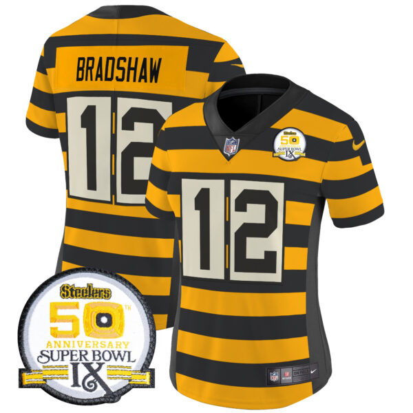 Women's Pittsburgh Steelers Throwback 2024 Vapor Limited Jersey - All Stitched - Image 6