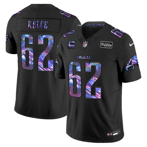 Men's Eagles 2024 Crucial Catch Vapor Limited Jersey V2 - All Stitched - Image 4