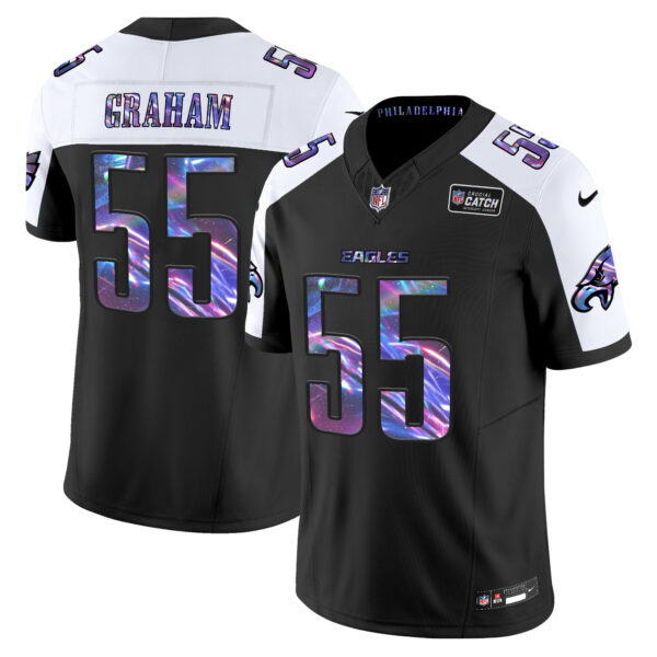 Men's Eagles 2024 Crucial Catch Vapor Limited Jersey V2 - All Stitched - Image 15